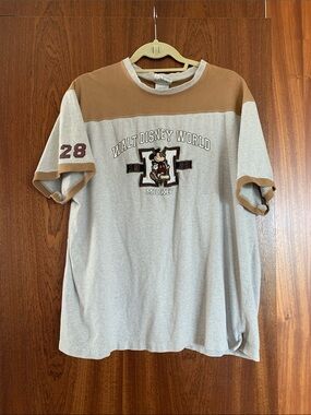 Disney Walt Disney World 1928 Mickey Ringer Tee - Beige and Brown